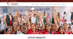 Desktop Screenshot of cequinindia.org